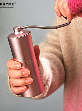 臻航R01小蛮腰手摇磨豆机 咖啡豆研磨机便携家用磨粉手动咖啡机