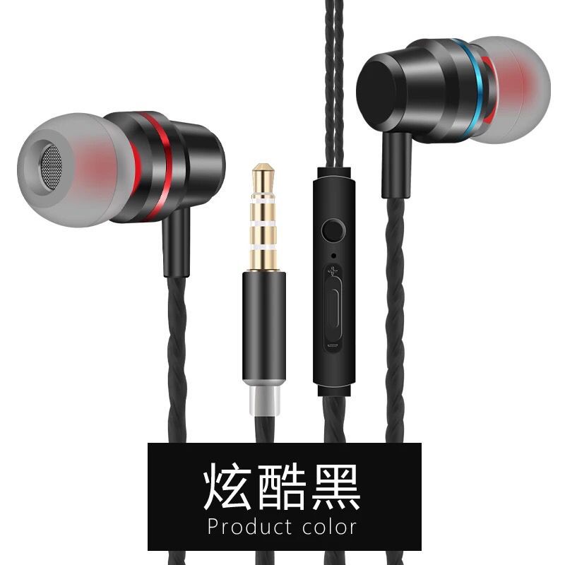 适用oppo小米vivo华为耳机原装正品畅享9 10 nova 4 4e 5Z 5i pro 9plus手机通用k歌有线女半耳塞安卓高音质