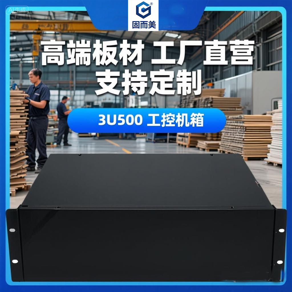 固而美3u500深机箱工控服务器箱