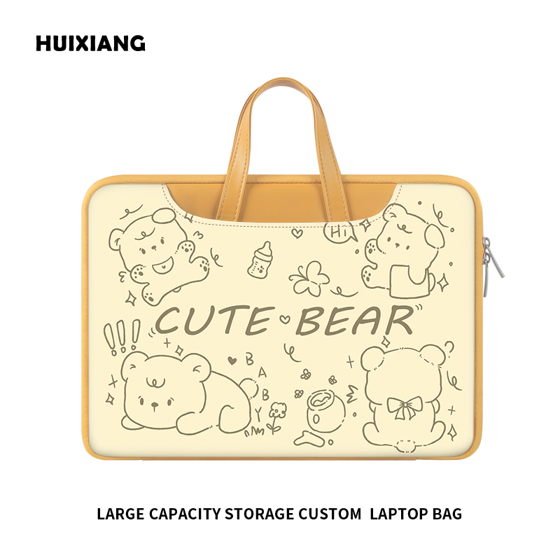 原创小众手提电脑包大容量设计