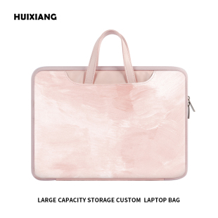 花间词晕染笔记本电脑包新款 手提适用华为matebook16保护套联想小新pro14苹果macbook15.6英寸平板内胆包防震
