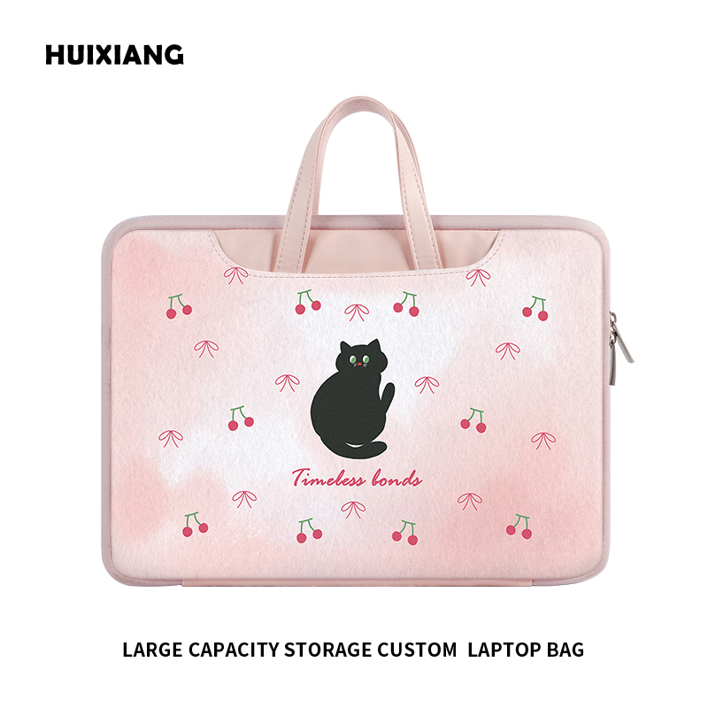 可爱猫咪笔记本电脑包女士