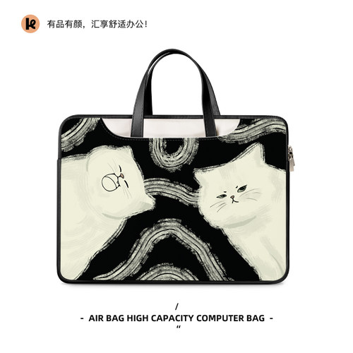 原创小众手提电脑包大容量设计