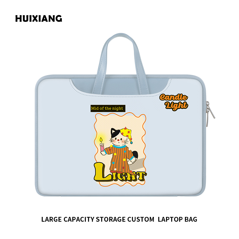 汇翔插图笔记本电脑包女士