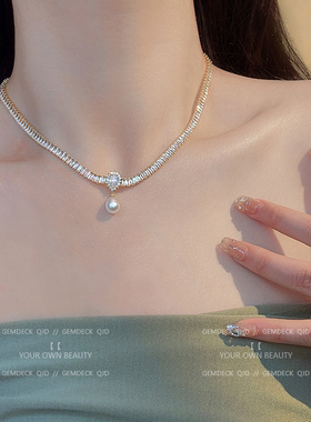 vintage法式赫本风珍珠项链