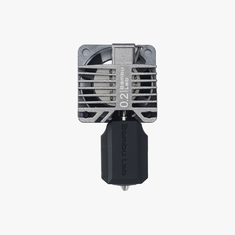 Bambu Lab 3D打印机P1P H 不锈钢喷嘴全金属热端套装