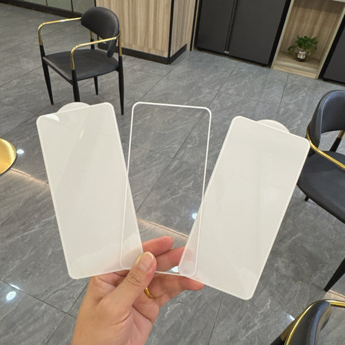 适用新款OnePlus一加13T白色丝印钢化膜一加ACE5高透玻璃白色边框手机贴膜一加ACE5PRO白框高透手机保护贴膜