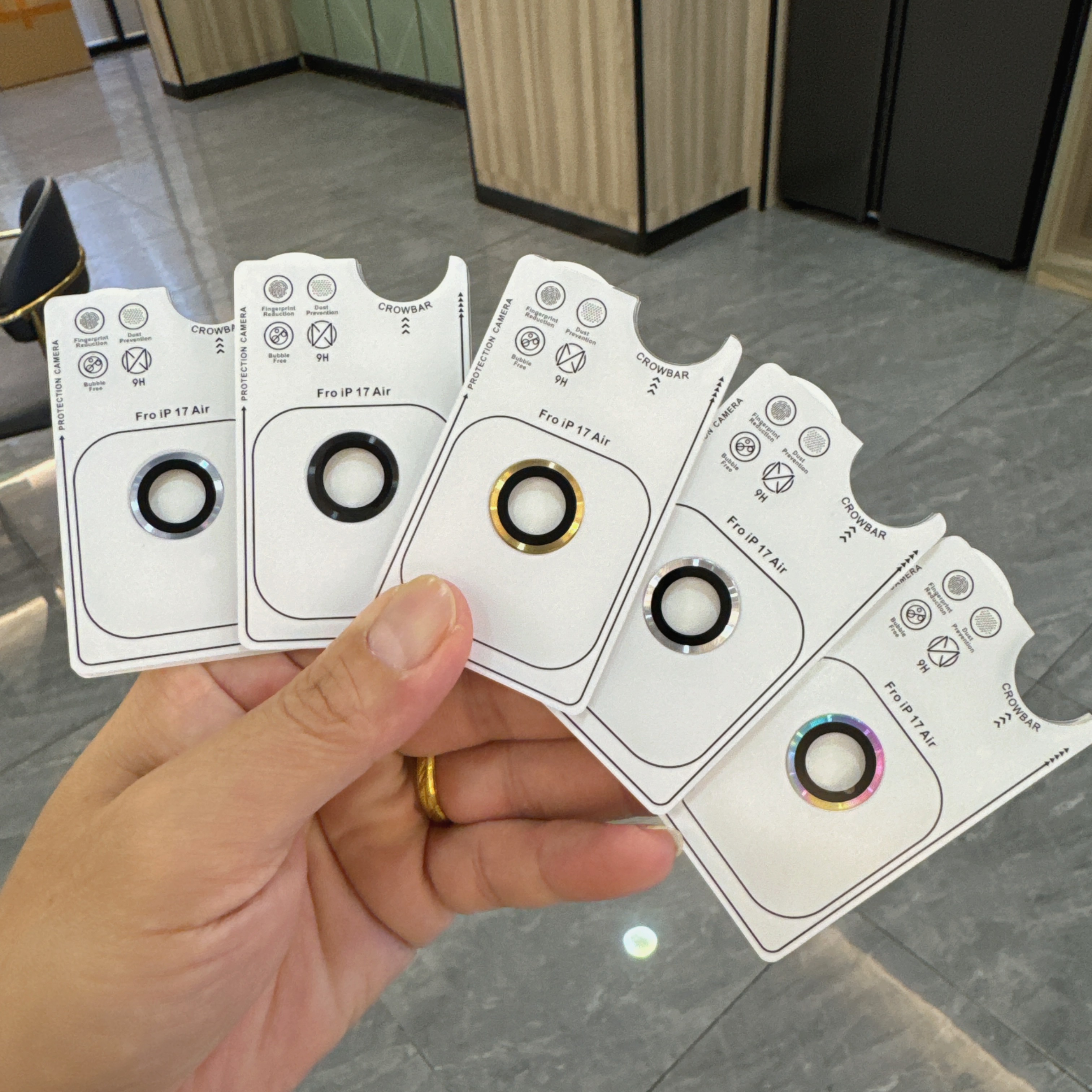 适用iPhone17Air镜头膜苹果17Air摄像头保护贴金属高清相机防摔膜