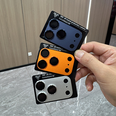 适用苹果17Promax一体镜头膜iPhone17Pro金属防刮磨砂全包保护贴