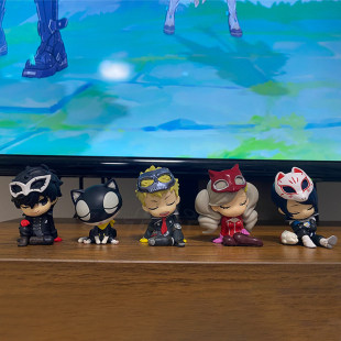 女神异闻录5肩靠肩 预售 P5雨宫莲高卷杏摆件 香菜面包