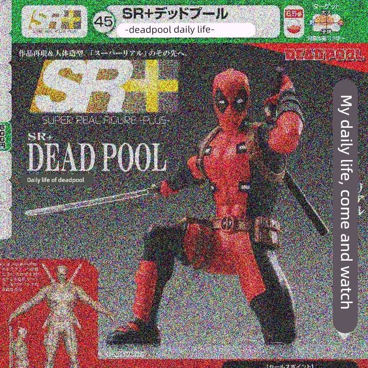 【香菜面包】预售   死侍的日常 摆件  扭蛋