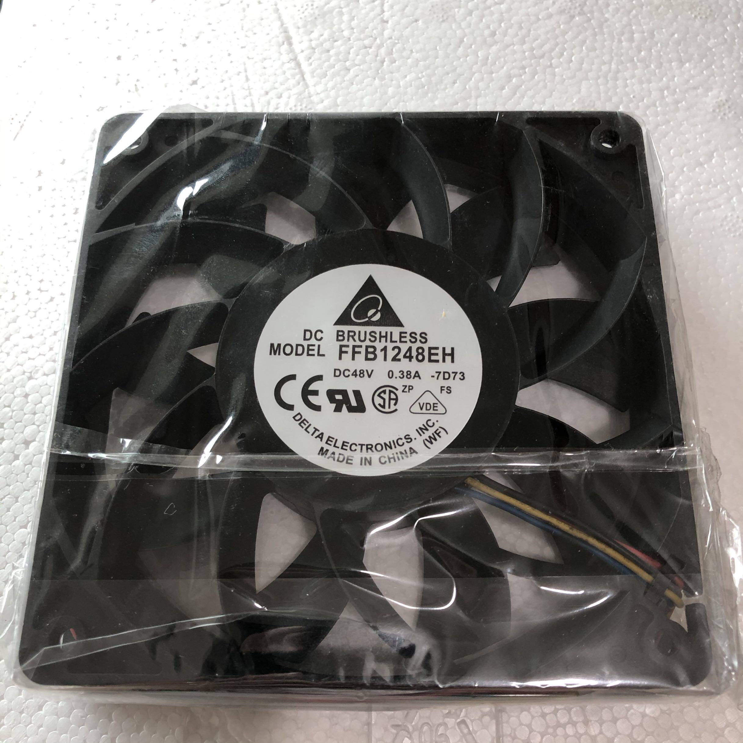新品台达FFB1248EH48V0.38A1202512CM加压风扇四线线变频器风扇包