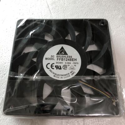 新品台达FFB1248EH48V0.38A1202512CM加压风扇四线线变频器风扇包