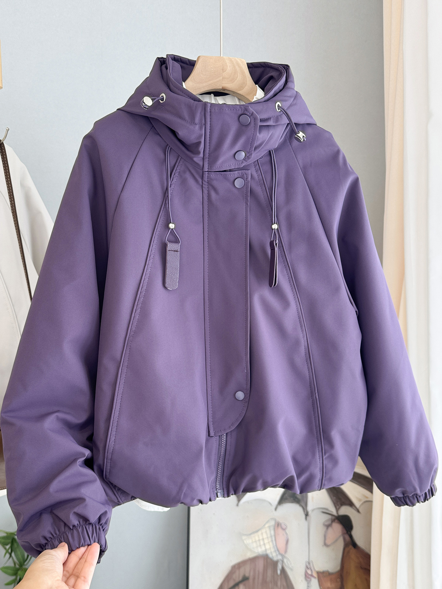 加棉冲锋衣外套女2025秋冬新款韩版宽松显瘦上衣小个子休闲夹克潮