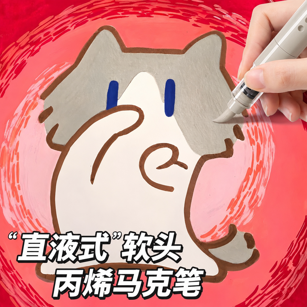 直液式丙烯马克笔小学生美术专用图片