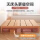 新型榻榻米床架框架1米2家用单人床排骨架床实木床无床头床架
