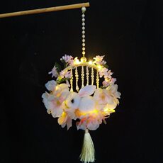 Фонарь 中秋节装饰发光灯笼古风莲花兔子手提花灯儿童宫灯小迷你