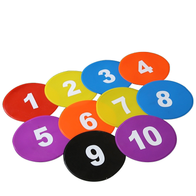 感统训练数字平面标志碟