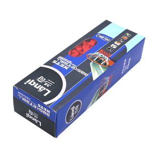 加粗篮球网穿线篮球网兜篮球框网圈网扣球网两只装白红蓝球网