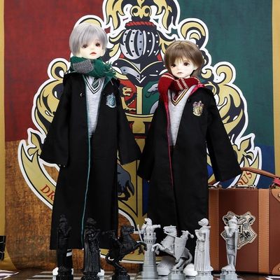 BJD 4分BJD娃衣 魔法套装 魔法袍娃娃衣服 mdd学院风套装