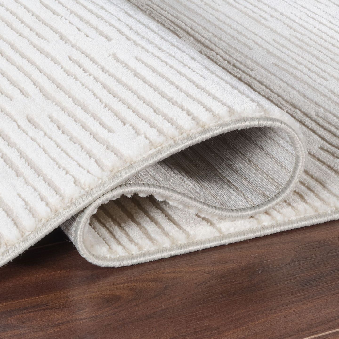 土耳其无胶地毯客厅家用威尔顿机织米白色奶油风卧室沙发无胶环保