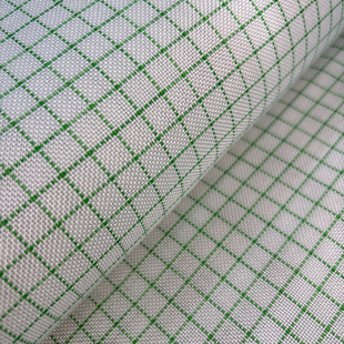 25CT绿色标记布 十字绣绣布 喜爱十字绣