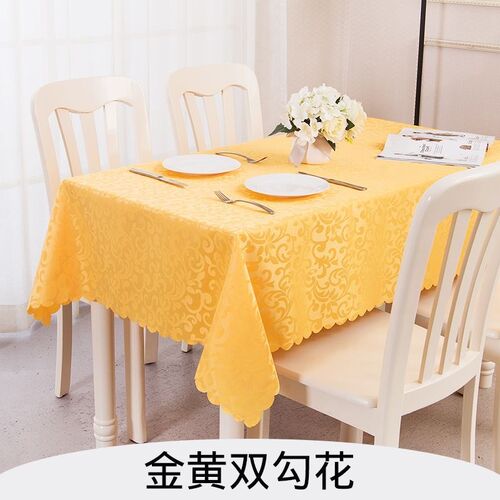 饭店家用办公桌桌布布布r艺酒店餐厅长方形餐桌茶几正方形简约台
