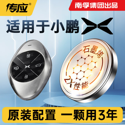 适用于小鹏G3 G9 P5 P7专用汽车智能遥控器原装电子钥匙纽扣电池