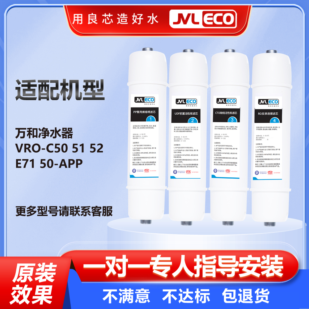 适配海尔家用净水器滤芯HSNF-300P1H/HX/L/M智净10寸通用净化过滤-封面