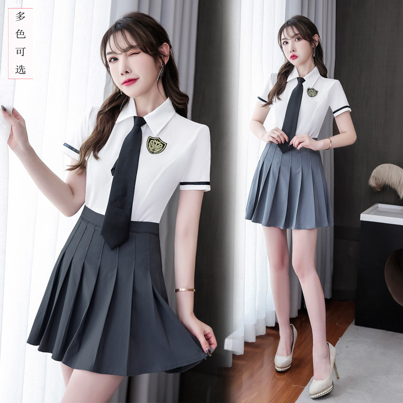 学生装性感洗浴显瘦桑拿工作服