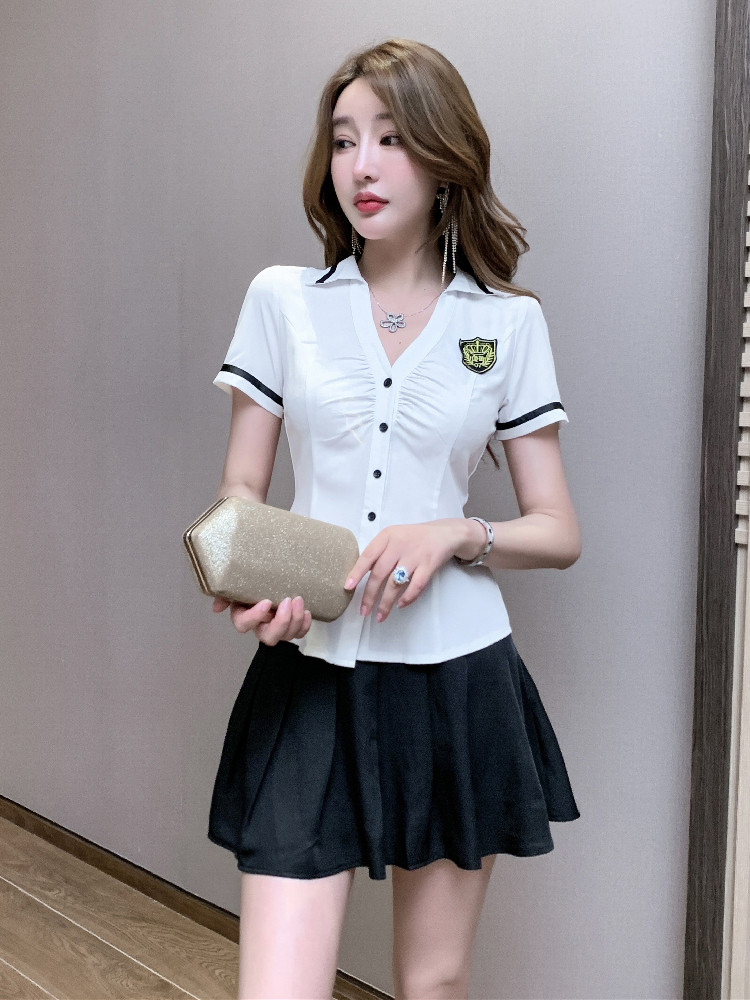 NIGHT SHOW CLOTHES SEXY HOTEL PRINCESS CLOTHES SHIRTS SWING SKIRTS SETS SAUNA MASSAGES FOOT BATHS TECHNICIAN WORK CLOTHES
