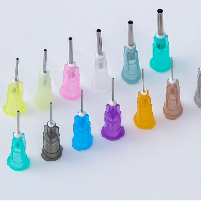 不锈钢工业点胶平头针不锈钢注胶针管卡口平头针注胶点胶