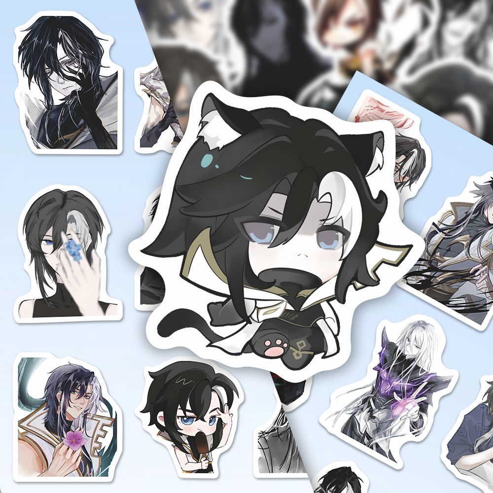 114张司马懿同人贴纸王者荣耀高颜值帅气游戏人物周边diy贴画装饰