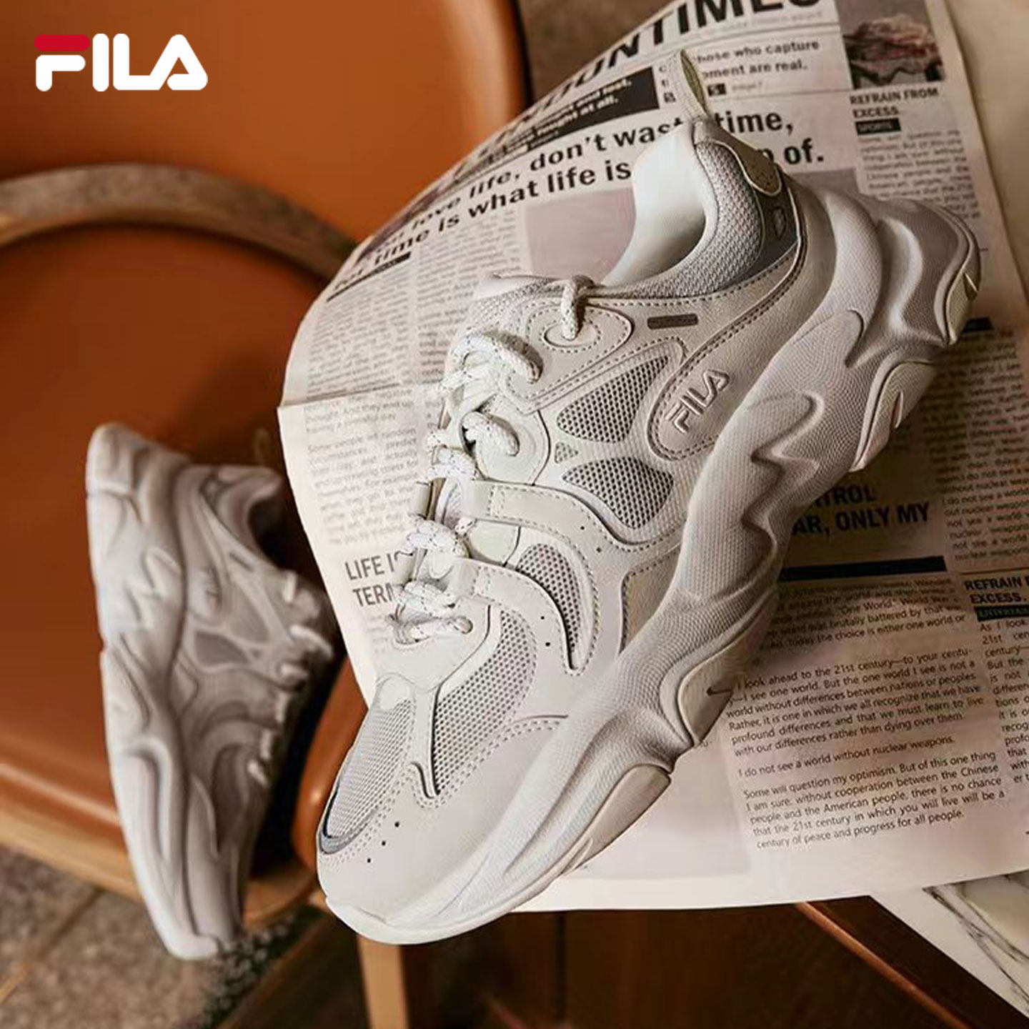 FILA斐乐火星3男女鞋老爹鞋运动鞋2025秋季新款休闲鞋复古跑步鞋,运动鞋new,跑步鞋,淘宝优惠券,粉丝福利购,淘宝优惠卷