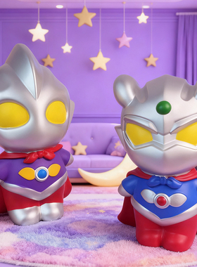 奥特存钱罐可存可取客厅房间儿童桌面摆件男女孩生日礼物卡通创意