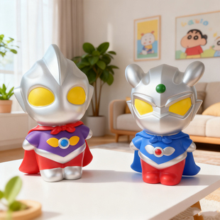 奥特存钱罐可存取儿童房间客厅摆件男女孩生日送礼物卡通创意装饰