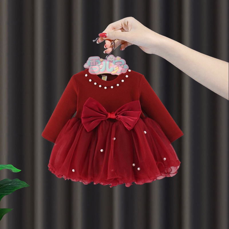 周岁女宝礼服春季连衣裙女童千金风新年衣服公主裙婴儿抓周宴纱裙,童装/婴儿装/亲子装,连衣裙,淘宝优惠券,粉丝福利购,淘宝优惠卷