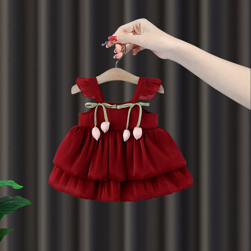 周岁女宝礼服女童夏季连衣裙