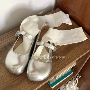 小腿袜ins 芭蕾风白色中筒堆堆袜jk甜美舒适薄款 女夏新款 网红个性