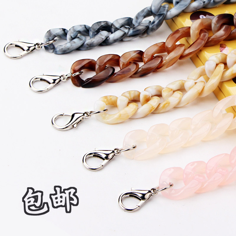 法式复古腋下包链条中古包改造替换肩带亚克力装饰链宝藏包带配件,饰品/流行首饰/时尚饰品新,链条,淘宝优惠券,粉丝福利购,淘宝优惠卷