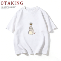 "【 Spirited Away 】 Ghibli Studio Hayao Miyazaki Animation Fan Art Pure Cotton Summer Versatile Neutral T-shirt. thumbnail 4