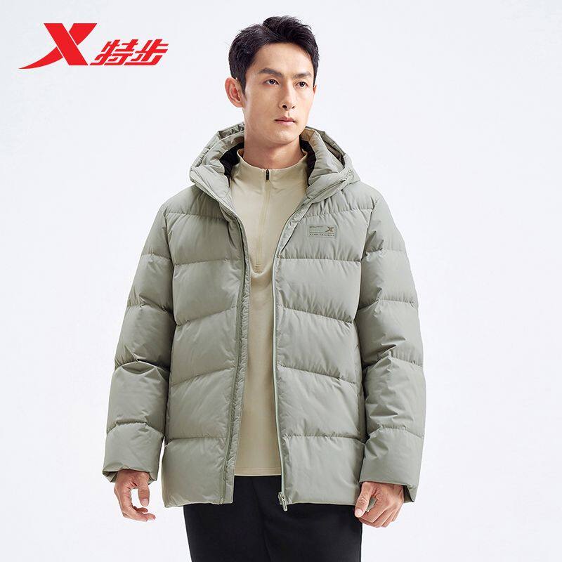 羽绒服男款冬季防风保暖连帽外套