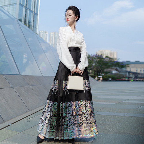 新款日常马面裙新中式