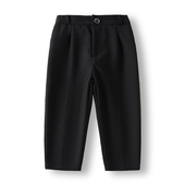 儿童黑色长短裤 花童礼服 男童毕业表演小西裤 中小童休闲长裤 校裤