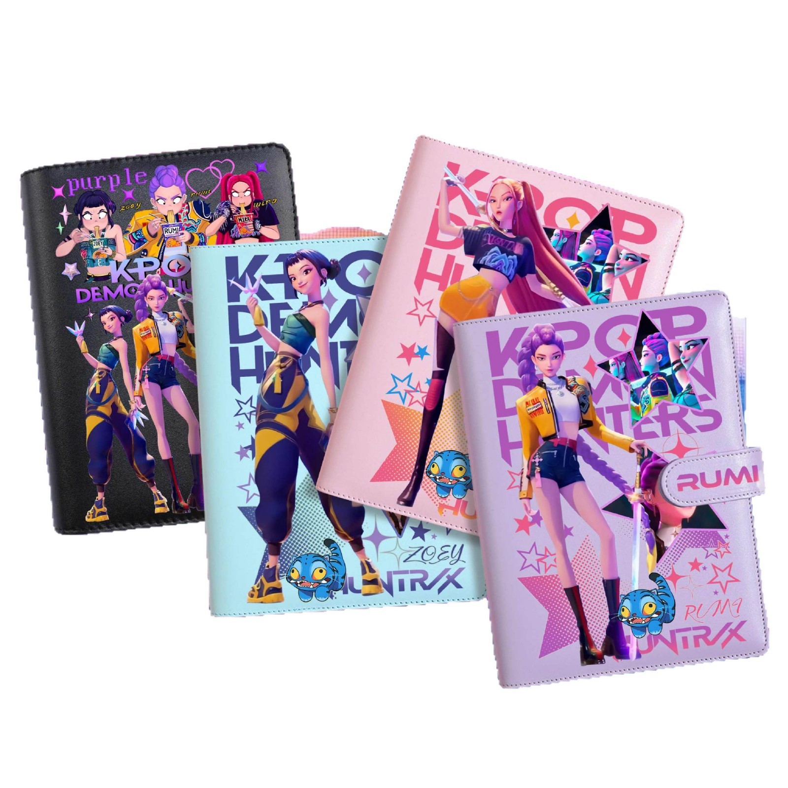 kpop猎魔女团周边手账本笔记本学生横线日记本鲁米佐依活页歌词本