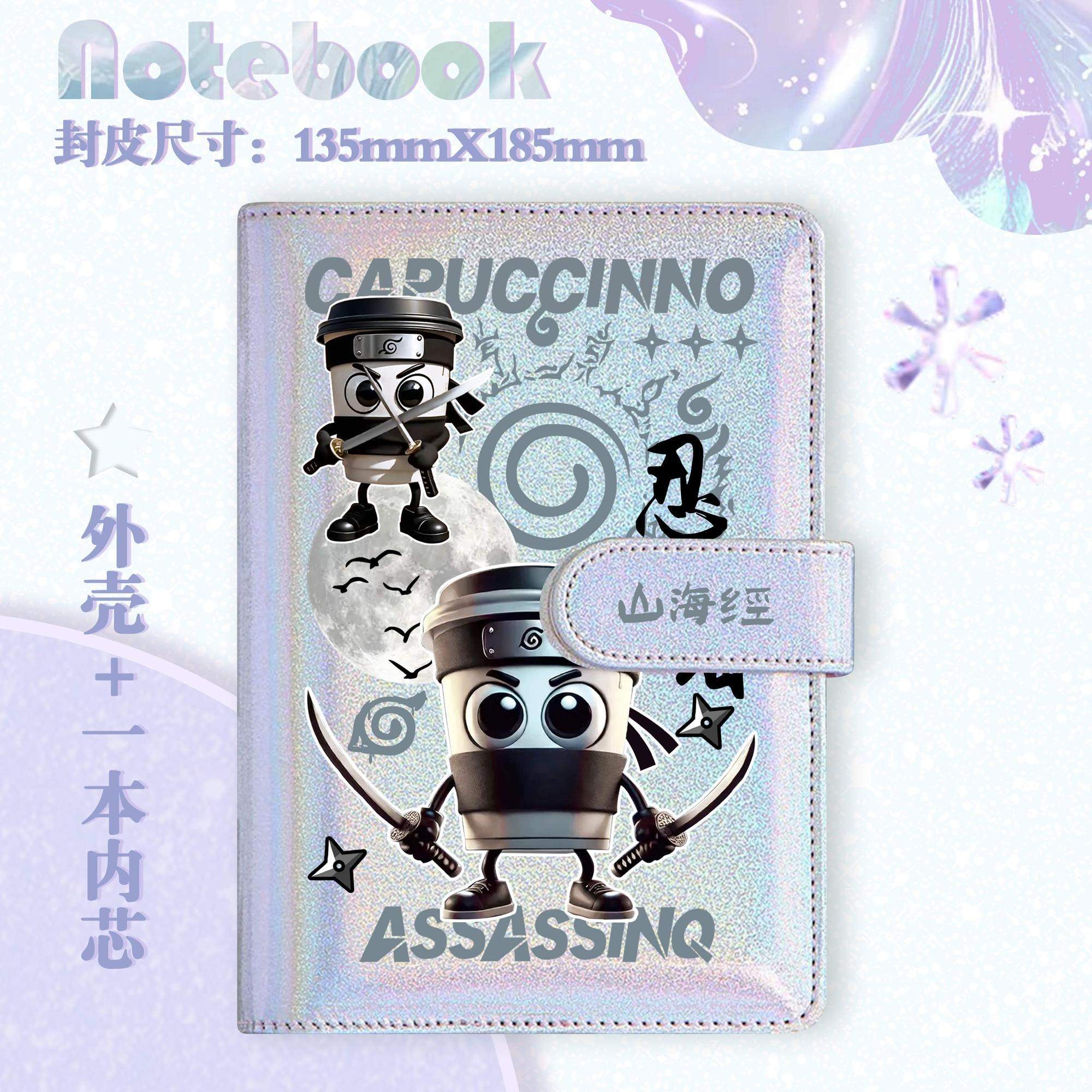 AI美国山海经卡通手账本同款男女儿童学生笔记事本活页本日记本子,文具电教/文化用品/商务用品,手帐/日程本/计划本,淘宝优惠券,粉丝福利购,淘宝优惠卷