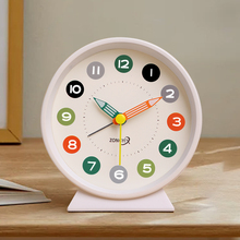 静音小闹钟学生专用钟表2025新款摆件桌面摆台式智能简单实用时钟
