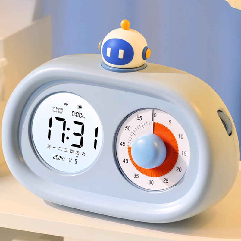 儿童计时器闹钟二合一时钟三合一小学生自律神器学习厨房做作业