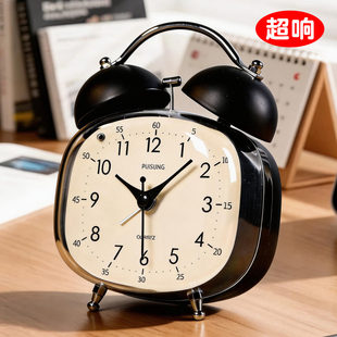 2026新款闹钟小学生初中生专用起床神器儿童强力叫醒摆台式时钟表