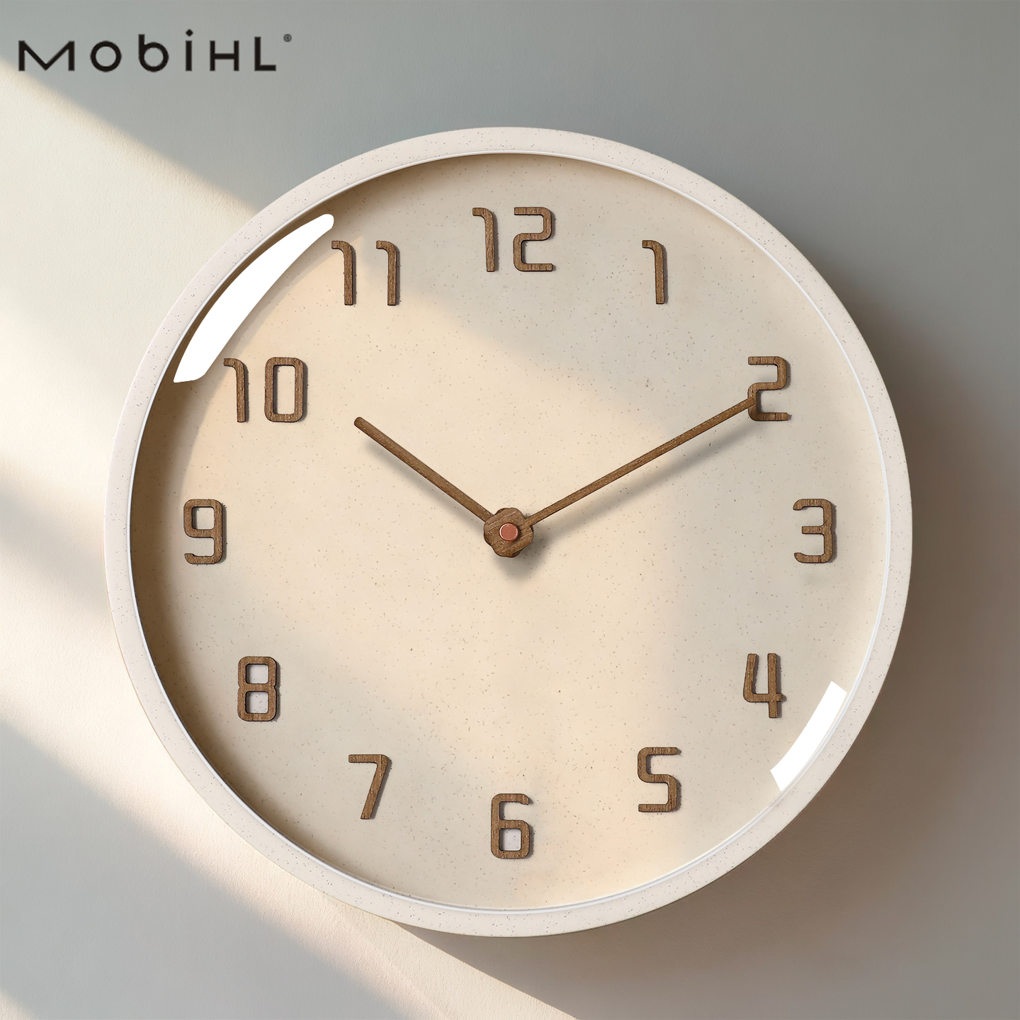 【静音准时】简约大气客厅挂钟